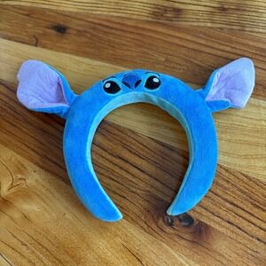 Disney Cute Blue Stitch Plush Ear Headband for Disney Fans Adults Kids Cosplay